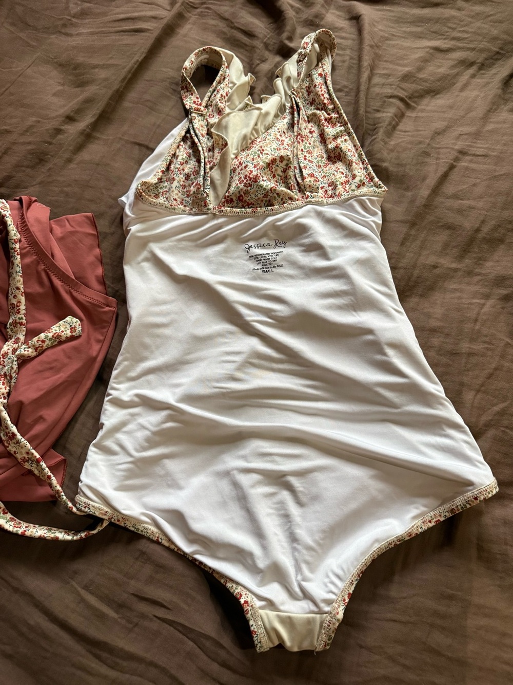 Jessica Rey One-Piece Full Coverage Swimsuit Grace in Petite Garden w/ Skirt♥️💕 - Picture 11 of 16